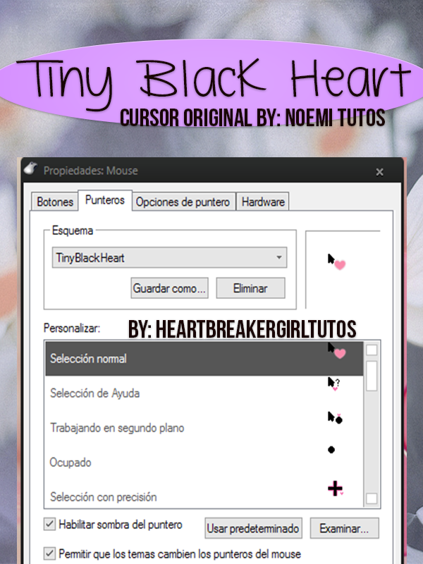 TinyBlackHeart By:HeartBreakerGirlTutos