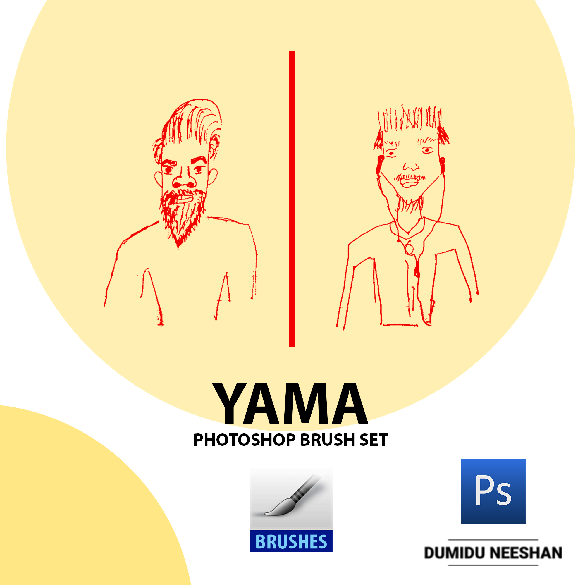 YAMA - Photoshop Brushes By Dumidu Neeshan