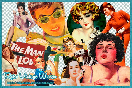 Retro Vintage Woman PNGs