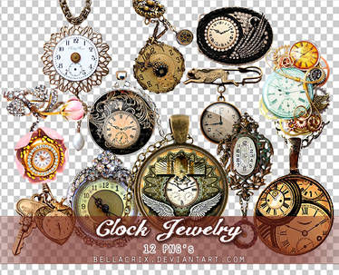 Clock Jewelry PNGs
