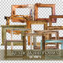 Rustic Wood Frames PNGs