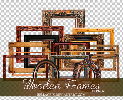 Wooden Frames PNGs