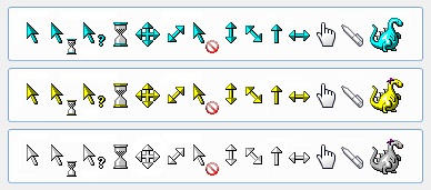 3D Mouse Cursors Pack #1 by marcelinedude364 on DeviantArt