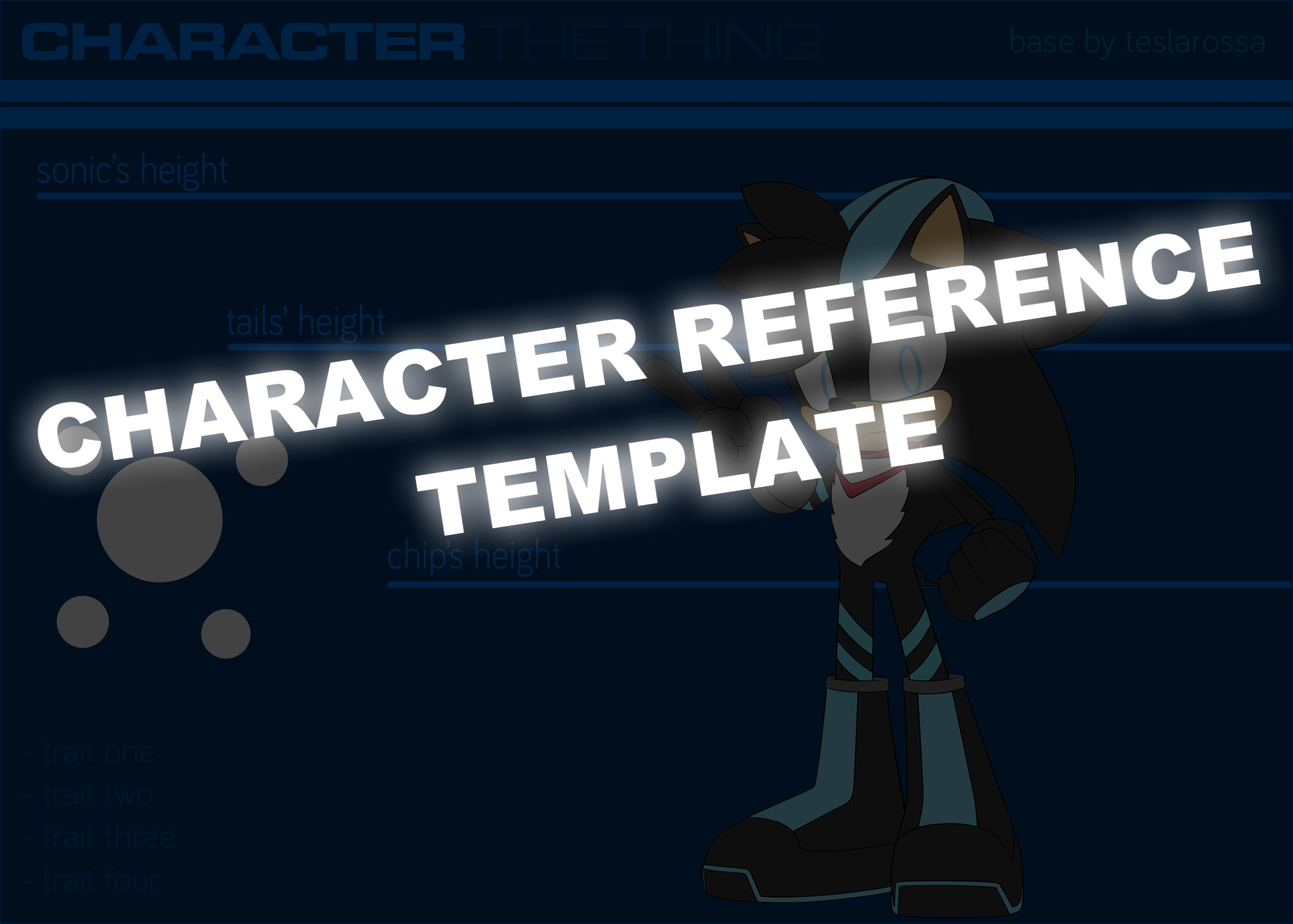 2018 (and a half) Sonic OC Reference Kit by Teslarossa on DeviantArt