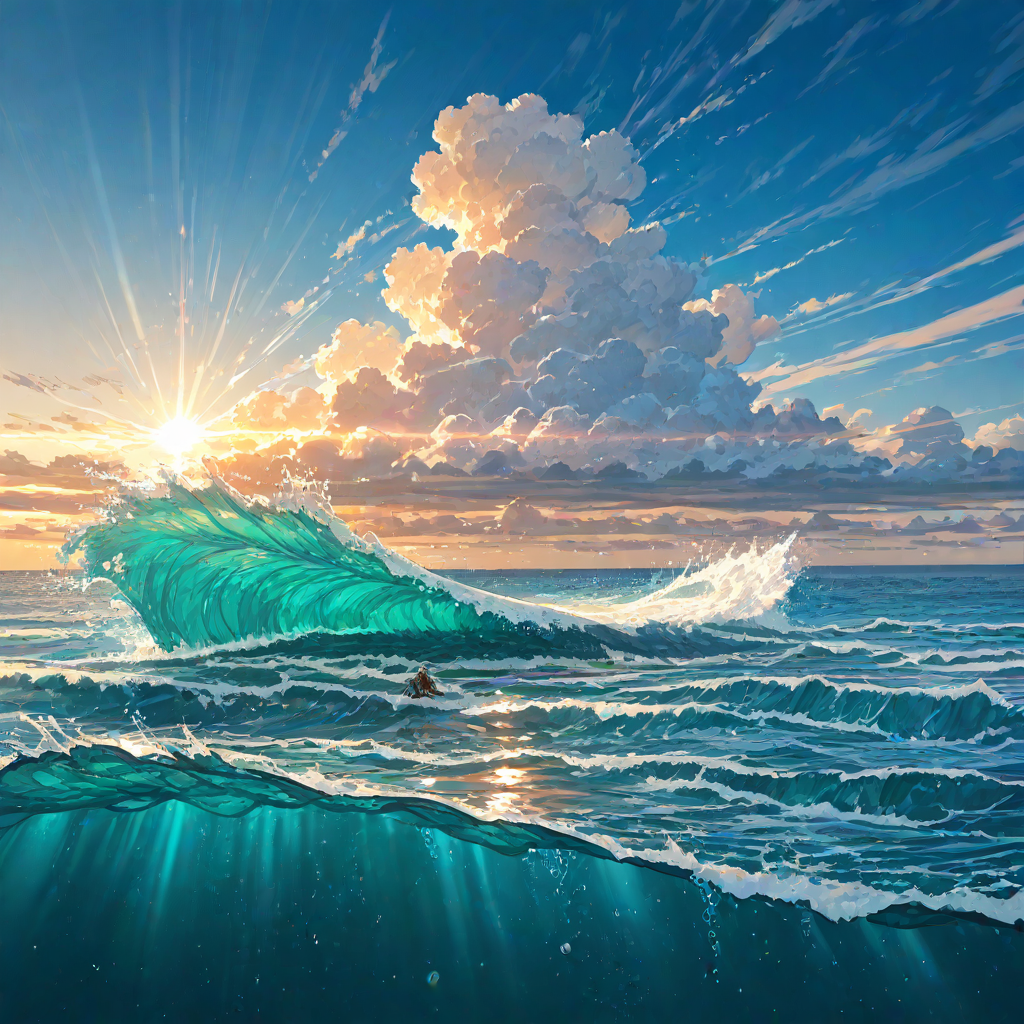 Ocean Waves At Sun Set by JamalFF13 on DeviantArt
