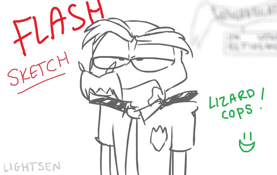 Random Lizard Cops Sketch Animation By Naysu On Deviantart