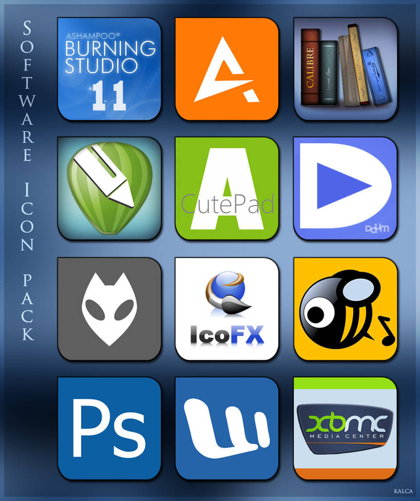 Software Icon Pack 001 by Kalca on DeviantArt