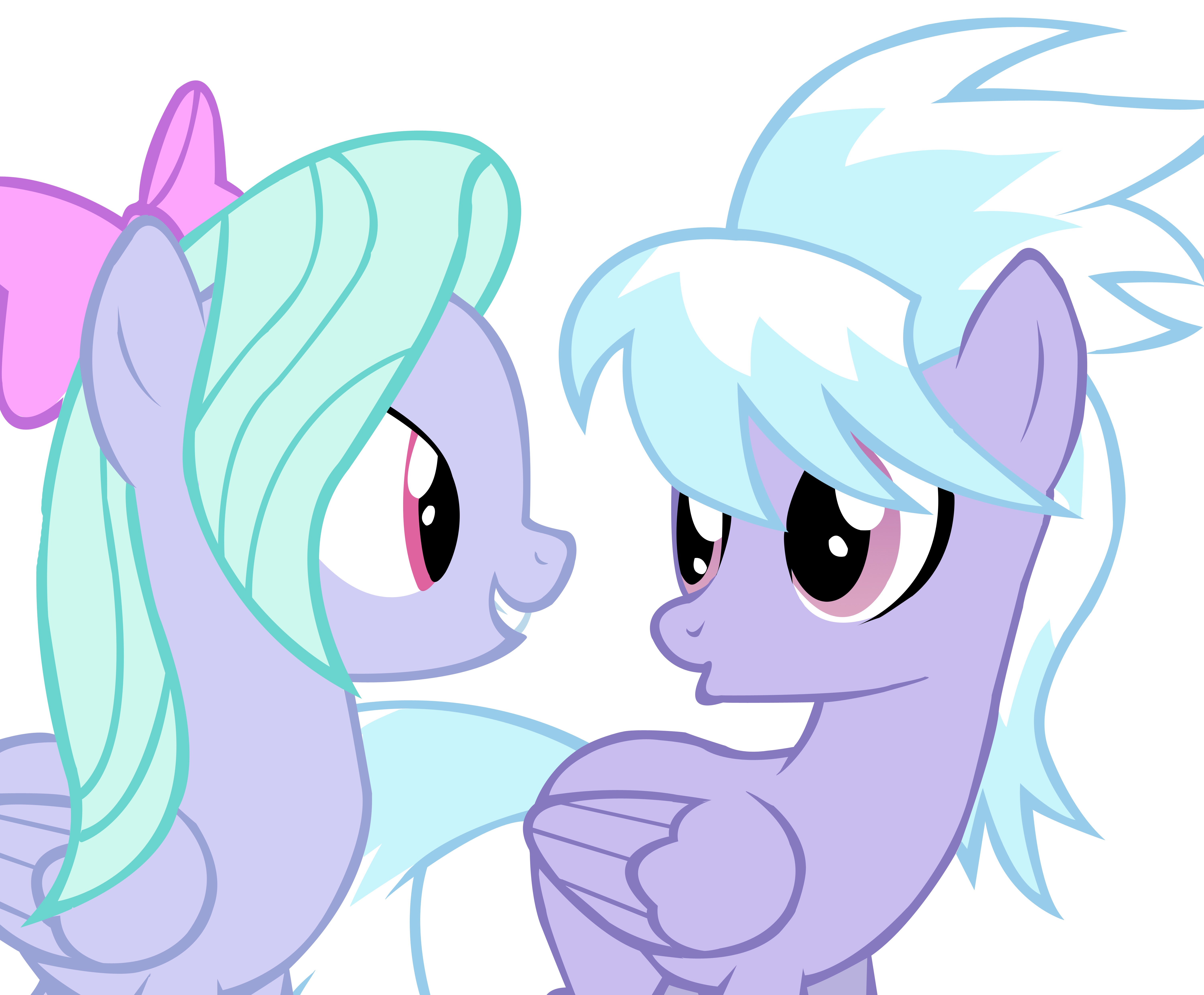 Cloudchaser and Flitter by Meghan-Zurosaki on DeviantArt
