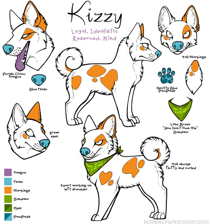 Kizzy Reference Sheet 2015 by DeerNectarII on DeviantArt