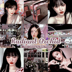 Radiant Orchid_By Baby Peach_PSD COLORING