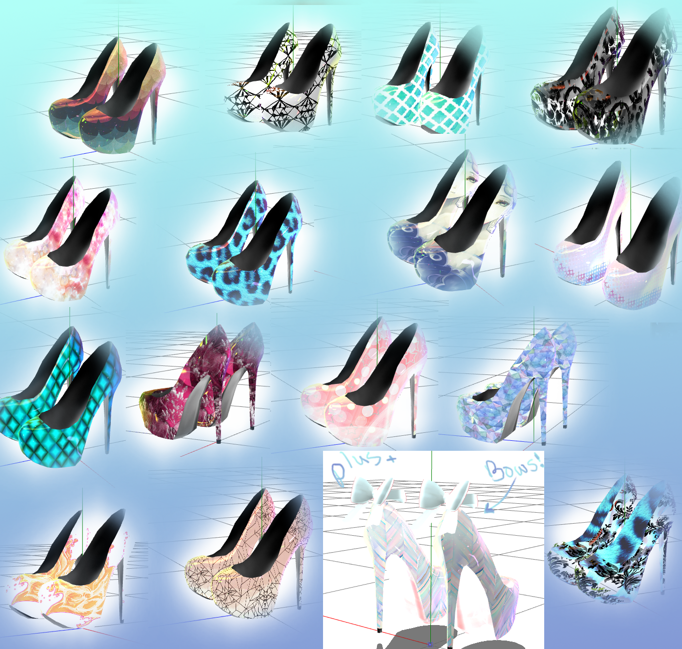 [MMD] High Heels - Lots of colors DLL