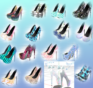 [MMD] High Heels - Lots of colors DLL