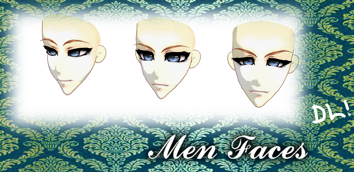 [MMD] Male Faces Edit DL(N:Facials)