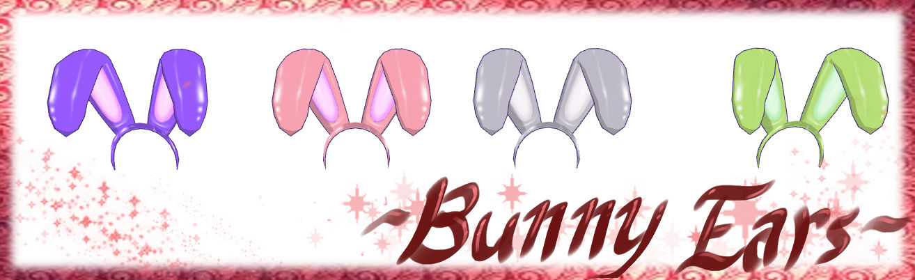 Mmd Shiny Bunny Ears Dl Added Bones Rigged By Deidarachanheart