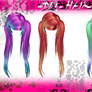 [MMD] Hair Textures DL