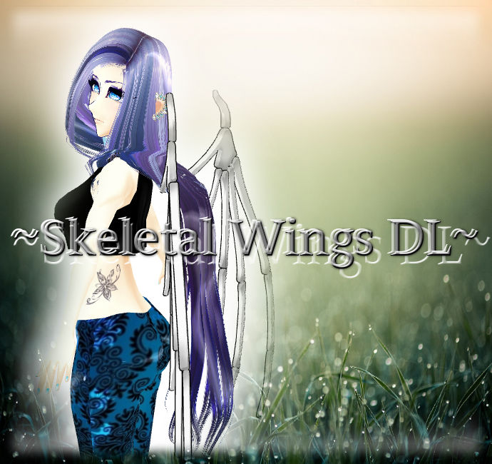 [MMD] Skeletal wings DL by DeidaraChanHeart on DeviantArt