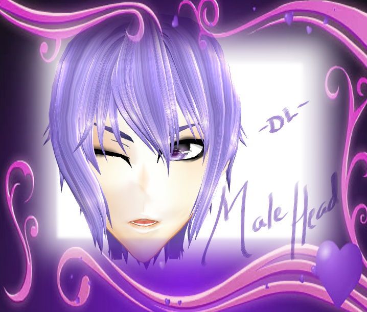 mmd male head base mmd male head base