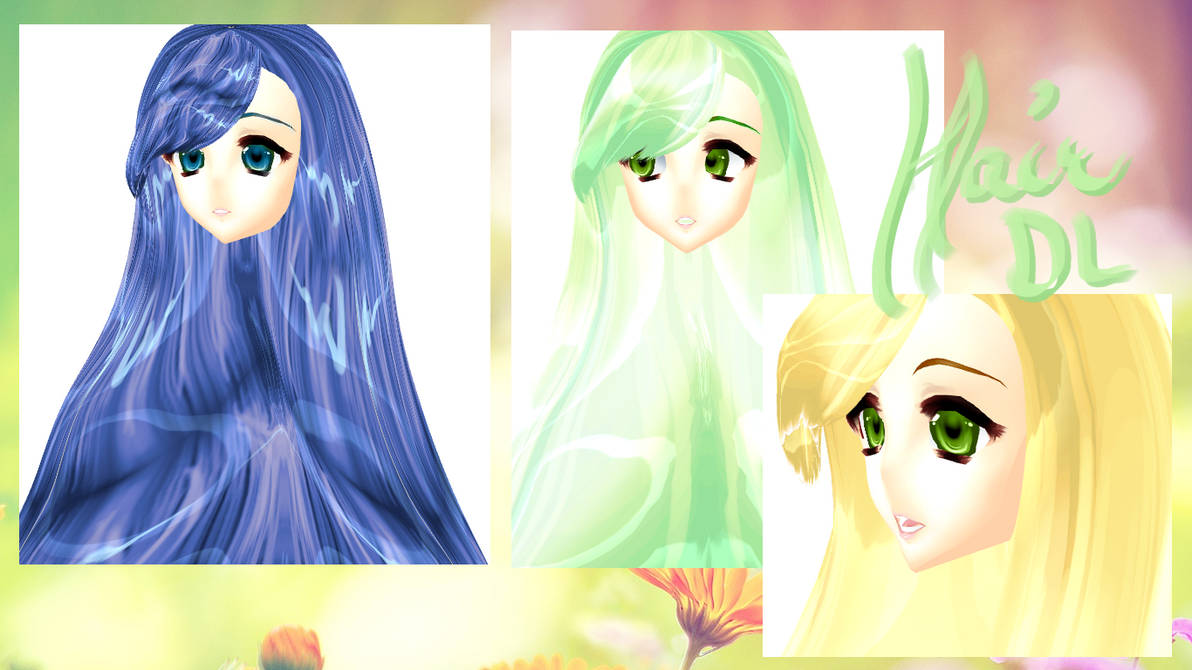 [MMD} Smooth Silky Hair DL by DeidaraChanHeart on DeviantArt