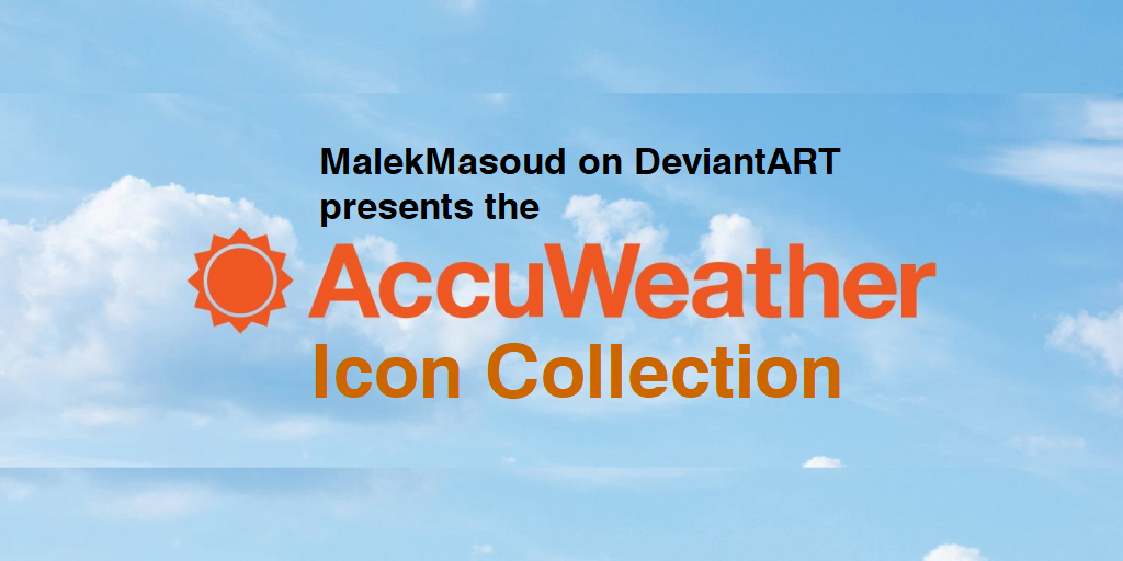 The AccuWeather Icon Collection by MalekMasoud on DeviantArt