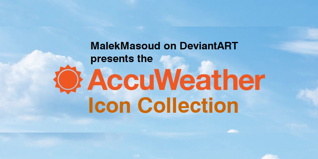 The AccuWeather Icon Collection by MalekMasoud on DeviantArt