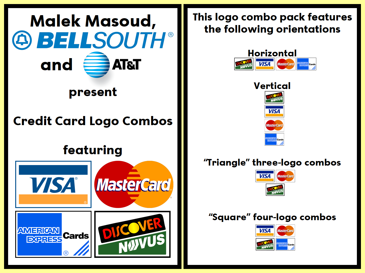 Credit Card Logo Combo Pack By Malekmasoud On Deviantart