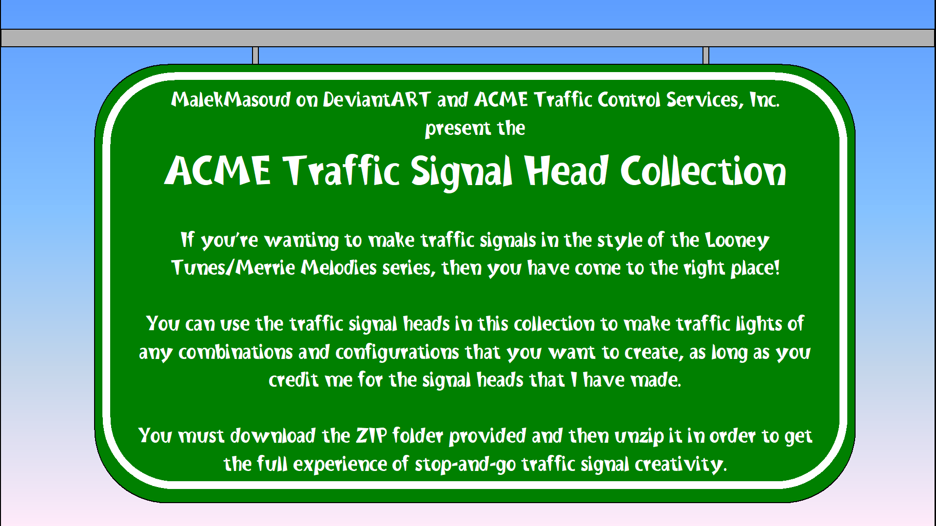 The ACME Traffic Signal Head Collection by MalekMasoud on DeviantArt