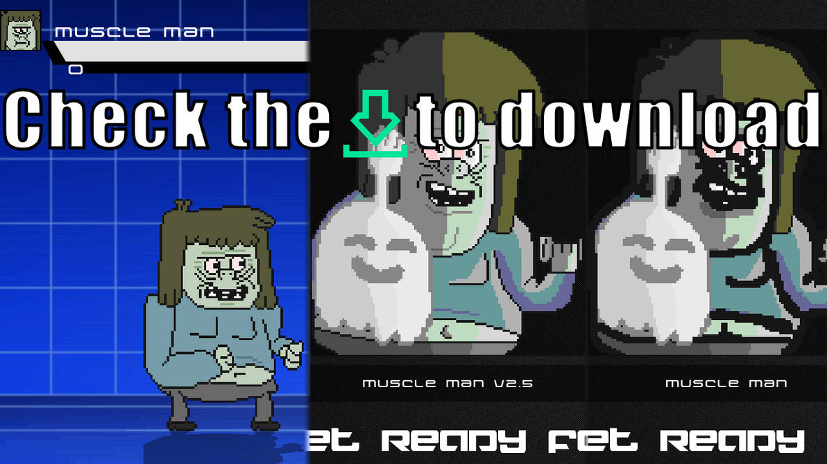 Old Muscle Man From Regular Show All Versions By Deviantmugenarchive On Deviantart