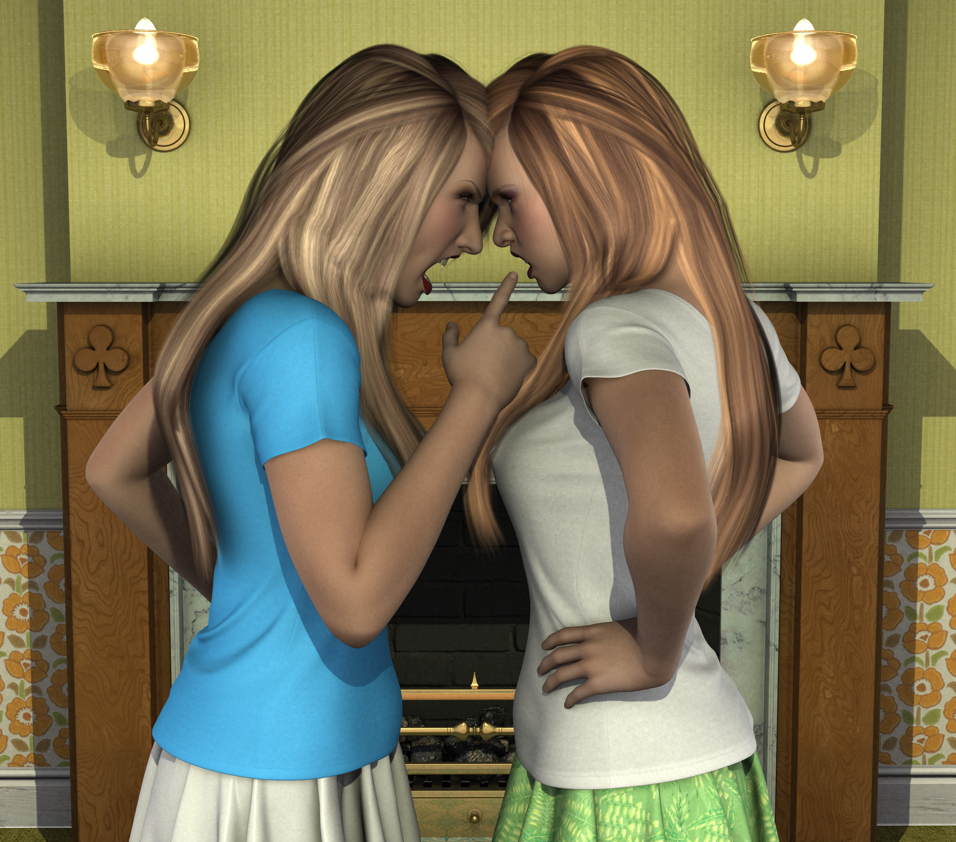 Catfighting Teens
