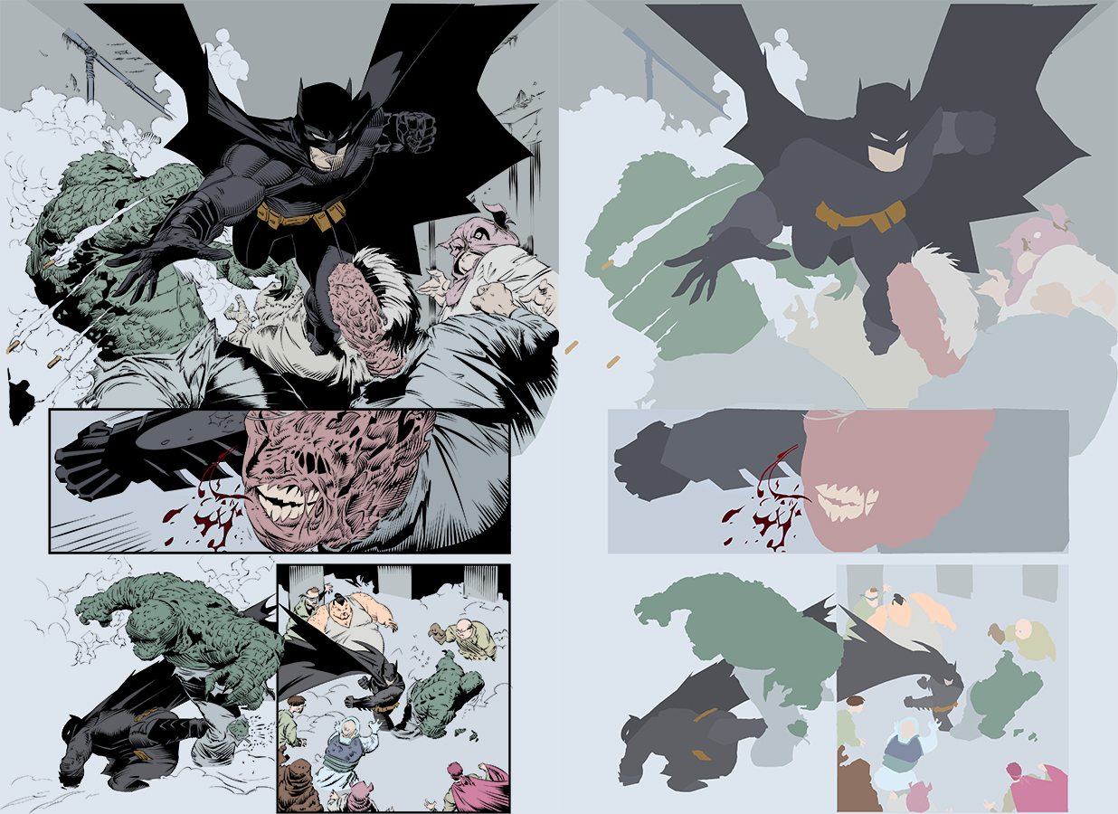 Capullo's Batman FLATS by Malkamok on DeviantArt