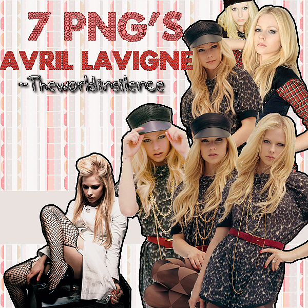 Avril Lavigne Pack PNG's