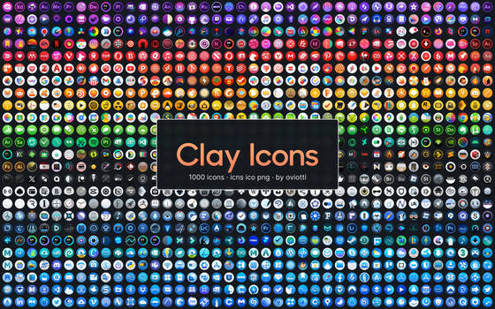 Clay Icons - Iconpack for macOS