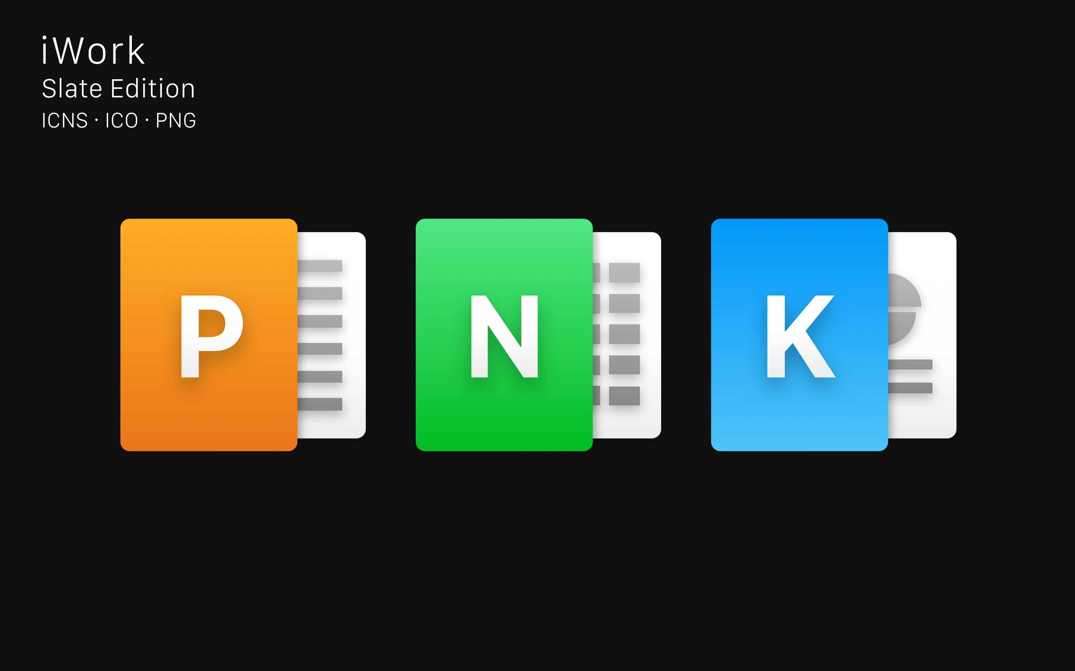 Set for iwork machine Set for iwork machine