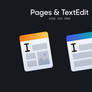 Pages and TextEdit - Icons