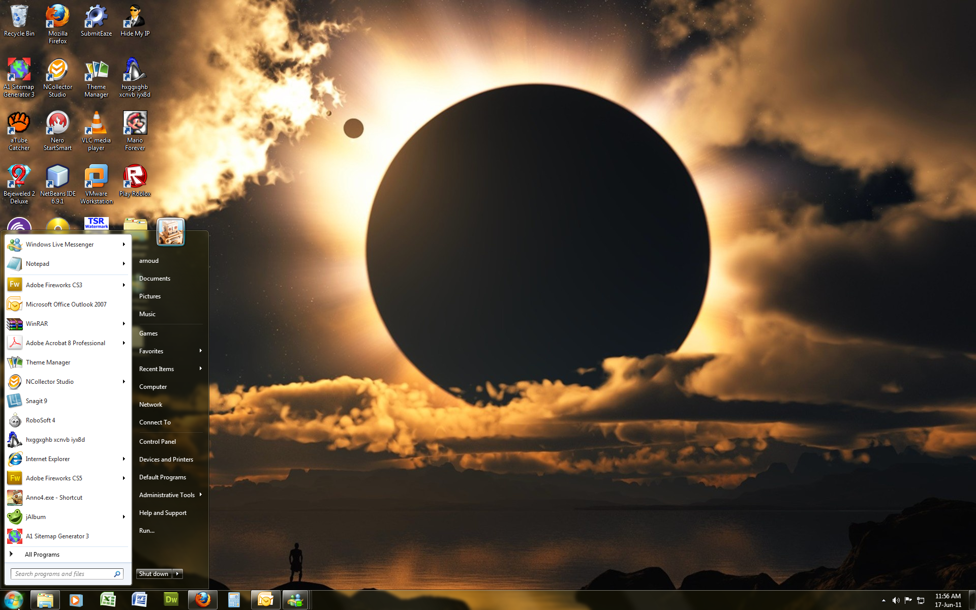 Windows 7 Theme - Moon Eclipse