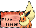 Pokemon X/Y Stamp: Flareon