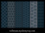 6 Midnight Blue Patterns