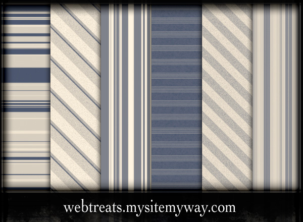 9 Blue Striped Patterns
