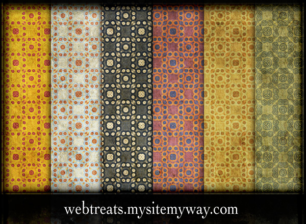 Grungy Vintage Dot Patterns