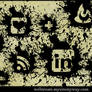 Black Paint Splatter Icons