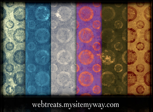 Grungy Circles Patterns