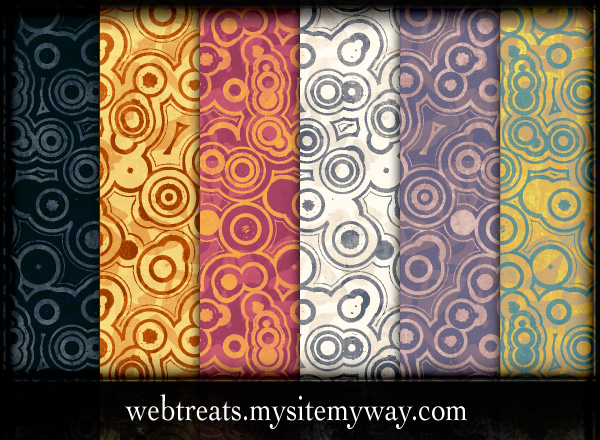 Urban Circles Grunge Patterns by WebTreatsETC on DeviantArt