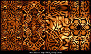 Molten Kaleidoscope Patterns