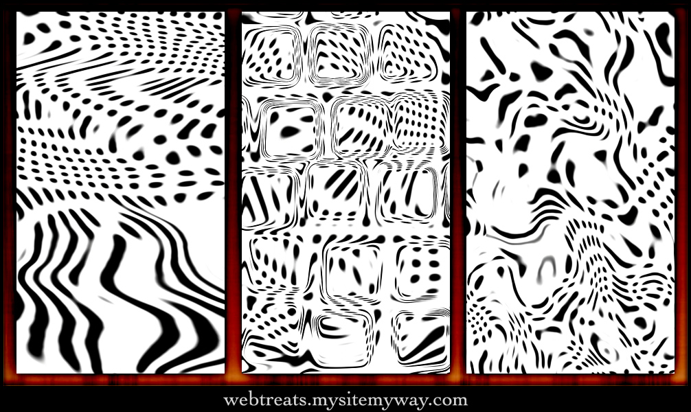 Abstract Warped Dots Patterns