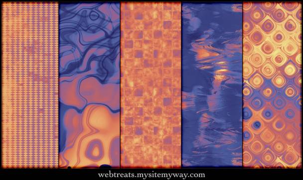 Funky Seamless Purple Patterns