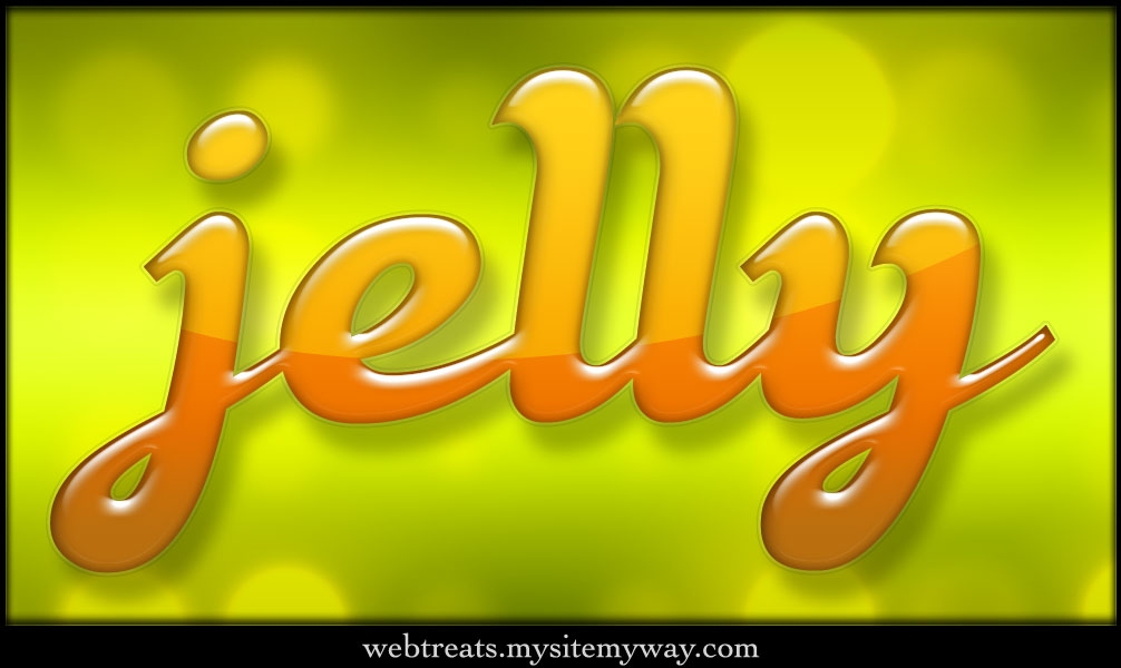 Colorful Jelly Text Effect by WebTreatsETC