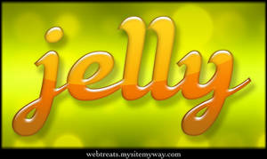 Colorful Jelly Text Effect