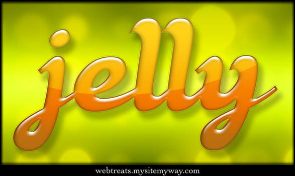 Colorful Jelly Text Effect