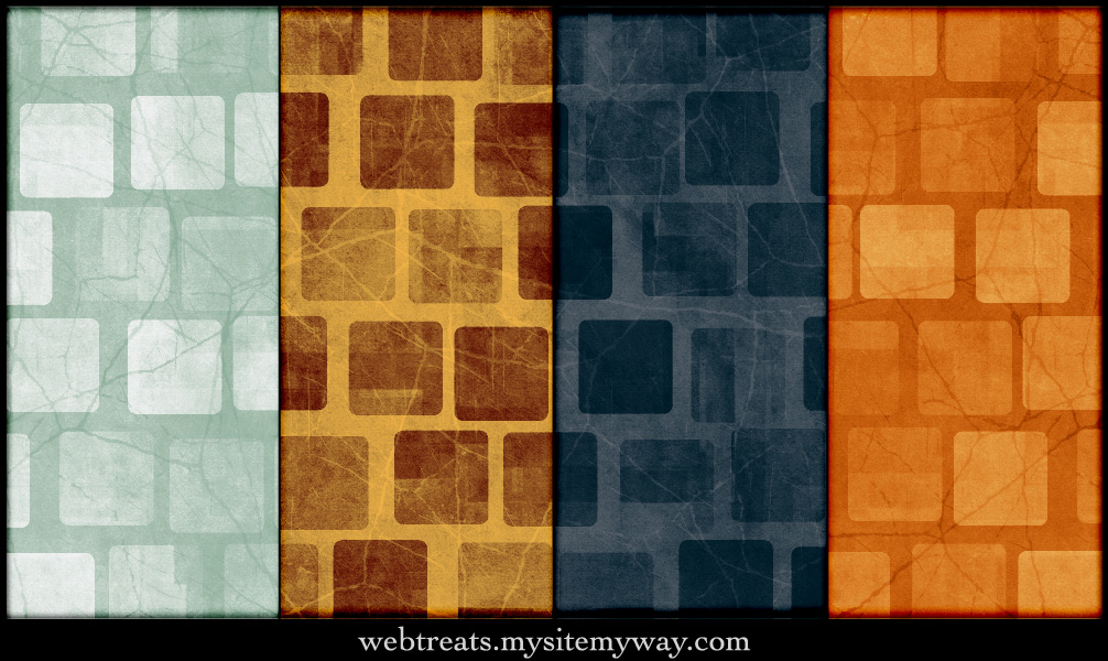 Grungy Abstract Squares Patter