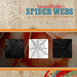 latex spider webs