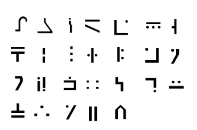 Standard Galactic Alphabet brushes by carterman on DeviantArt